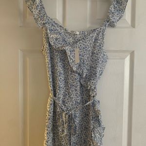 Madewell Ruffled Wrap Maxi Dress in Americana Floral